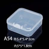 A54  54*54*20mm PP material flip plastic box