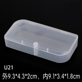 U21  93*43*20mm PP material flip plastic box