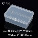 R444 76*52*30mm PP material flip plastic box