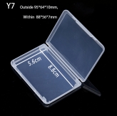 Y7  95*64*10mm PP material flip plastic box