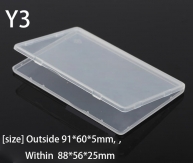 Y3  91*60*5mm, PP material flip plastic box