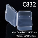 C832  83*54*26mm PP material flip plastic box