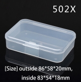 502X  86*58*20mm PP material flip plastic box