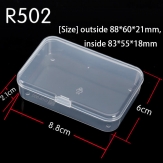 R502  88*60*21mm PP material flip plastic box