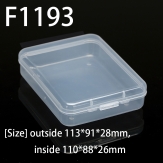 F1193  113*91*28mm PP material flip plastic box