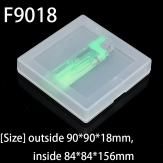 F9018  90*90*18mm PP material flip plastic box