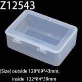 Z12543 128*89*43mm  PP material flip plastic box