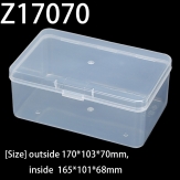 Z17070 170*103*70mm  PP material flip plastic box