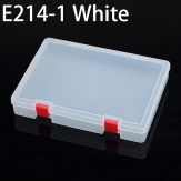 E214-1  250*180*38mm  PP plastic box, parts box, storage box, transparent white