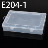 E204-1 335*222*56mm PP plastic box, parts box, storage box, transparent white