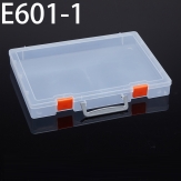 E601-1 359*257*43mm PP plastic box, parts box, storage box, transparent white