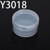 Y3018  32*32*18mm Round PP plastic box, parts box, storage box, transparent white