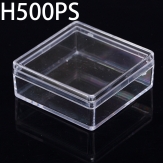 H500PS 50*50*20mm  Round PS plastic box, parts box, storage box, transparent white