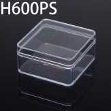 H600PS 60*60*30mm  Round PS plastic box, parts box, storage box, transparent white