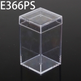 E366PS  36*36*65mm  Round PS plastic box, parts box, storage box, transparent white