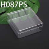 H087PS 92*92*38mm  Round PS plastic box, parts box, storage box, transparent white