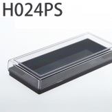 H024PS 120*50*20mm  Round PS plastic box, parts box, storage box, transparent white