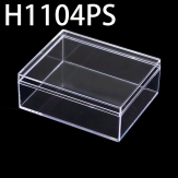 H1104PS  110*90*40mm  Round PS plastic box, parts box, storage box, transparent white