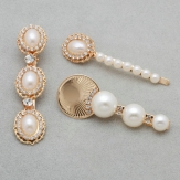 Pearl Hair Clip Snap Barrette Stick Hairpin Hair Styling Accessories For Women Girls