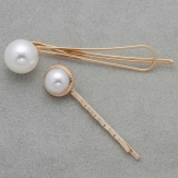 Pearl Imitation Hair Clip Snap Barrette Stick Hairpin Hair Styling Accessories For Women Girls