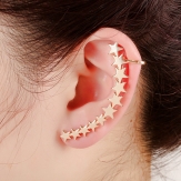 fashion rhinestone five star   ear cuff  earring wrap sold by pcs