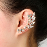 fashion black and white big rhinestone   ear cuff  earring wrap sold by pcs