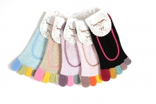 5 finger socks sold by pairs women's socks cotton socks
