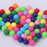 4mm acrylic loose beads solid color round beads candy color beads diy handmade beaded