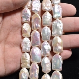 16-17mm fish shape   Freshwater Pearl Jewelry Baroque Pearl reborn  pearls DIY beads
