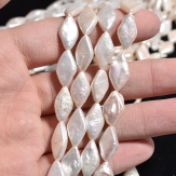 9-10mm rhombic  reborn     DIY   Baroque freashwater pearls  sold by strands