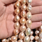 9-10mm drop nature   reborn     DIY   Baroque freashwater pearls  sold by strands