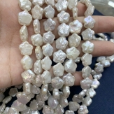 Flower shape 10-12mm   Baroque freashwater pearls  sold by strands
