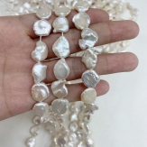 11-12mm round  shape  Baroque freashwater pearls  sold by strands