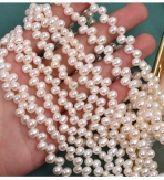 5-7mm rice freshwater pearls white color many size for your choice