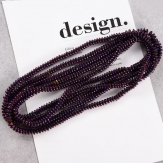 4-8mm purple   nature Color  hematite  beads 15.5