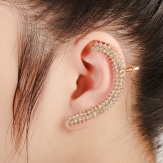 fashion style  punk earring rhinestone earring clips   earrings