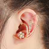 fashion style  punk earring  flower earring clips  ear hole  earrings