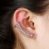 rhinestone warm earrings   earring punk  earring clips