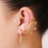 rhinestone chain   hollow     earring punk  earring clips