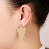 chain earrings    earring punk  earring clips