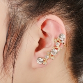 fashion big rhinestone  earrings    earring punk  earring clips
