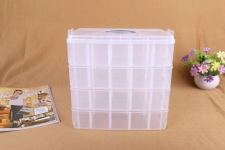 Plastic Bead Container, Rectangle  plastic boxes 40 rooms  24.5*16.5*23.5CM