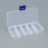 Plastic Bead Container, Rectangle  plastic boxes   12.8*6.5*2.1cm