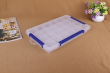 Plastic Bead Container, Rectangle  plastic boxes    35.3*21.8*5.6