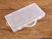 Plastic Bead Container, Rectangle  plastic boxes   31*16*4.8