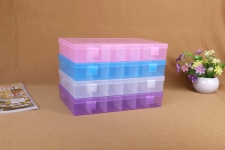 Plastic Bead Container, Rectangle  plastic boxes   27.3cm*18.4cm*4.3cm