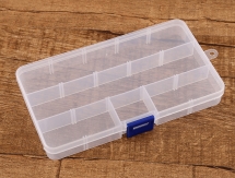 Plastic Bead Container, Rectangle  plastic boxes 17.6*10.2*2.2