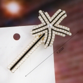 Fashion Diamond flower   Hair Clip Snap Barrette Stick Hairpin Hair Styling Accessories For Women Girls