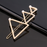 Fashion  triangle  Hair Clip Snap Barrette Stick Hairpin Hair Styling Accessories For Women Girls