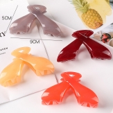 plastic fashion Hair Claw Clips in plastic many color for choice